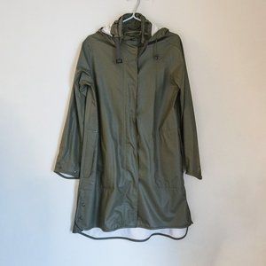 ELSE JACOBSEN HORNBAEK STYLISH HOODED RAINCOAT SIZE EU 34